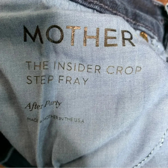 MOTHER The Insider Crop Step Fray After Party - Picture 6 of 8